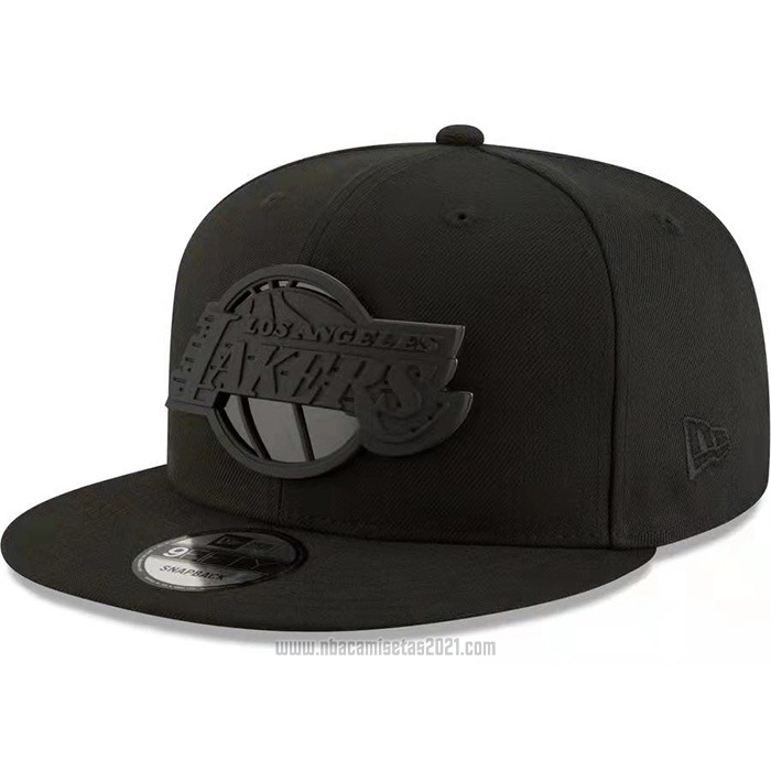 Gorra Los Angeles Lakers Black On Black 9FIFTY Snapback Negro